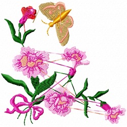 Butterfly Embroidery Design 11 Butterfly Embroidery Design 11